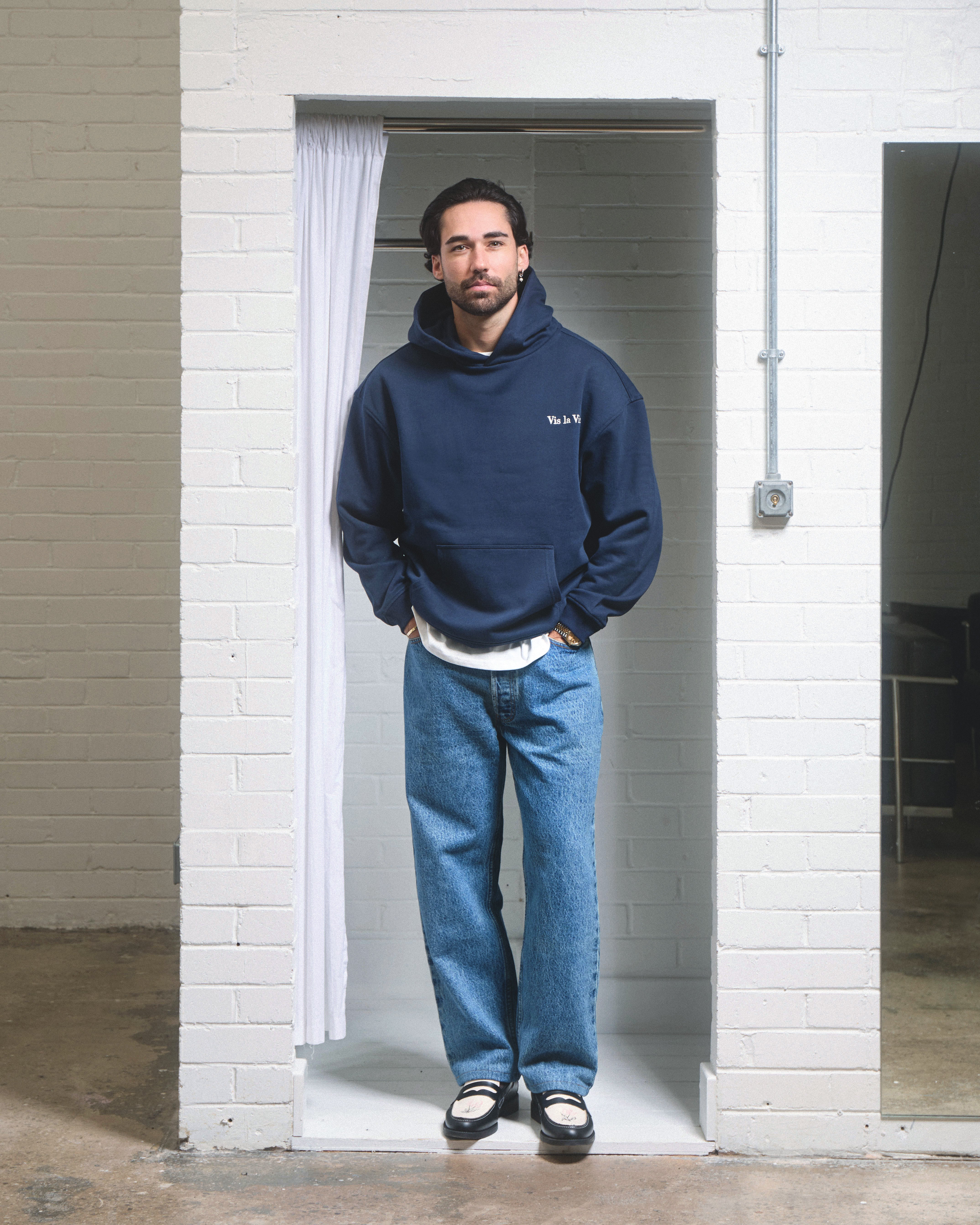 Classique Hoodie / Navy